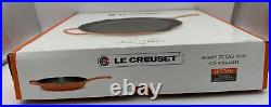 (0011) Le Creuset Round Cast Iron Deep Teal 10 1/4 Skillet NIB