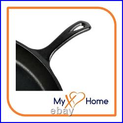 10 1/2 Square Pre-Seasoned Cast Iron Skillet with Helper Handle (6 Skillets)