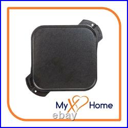 10 1/2 x 10 1/2 Pre-Seasoned Reversible Cast Iron Griddle & Grill (2 Grills)