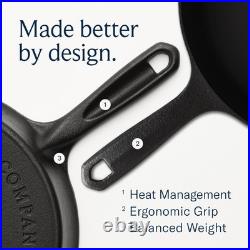 10.25-Inch Cast Iron Skillet Pre-Seasoned Frying Pan for Searing, Baking & Eve