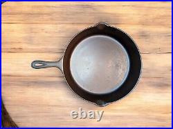 #10 3-Notch Lodge Cast Iron Skillet 1955-1965 Vintage