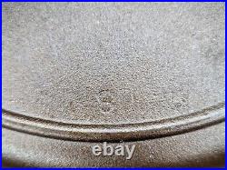 #10 3-Notch Lodge Cast Iron Skillet 1955-1965 Vintage