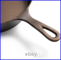 10.5 Pre-Seasoned Lightweight Cast Iron Skillet USA Made Frying Pan