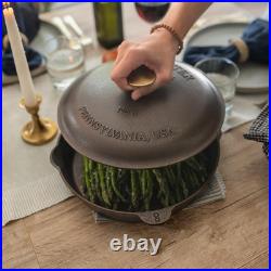 10.5 Pre-Seasoned Lightweight Cast Iron Skillet USA Made Frying Pan