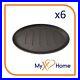 10.5 x 6.5 Oval Cast Iron Steak Plate / Skillet (6 Skillets) by MyXOHome