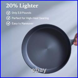 10-Inch Pre-Seasoned Cast Iron Skillet Non-Stick for All Cooking Methods