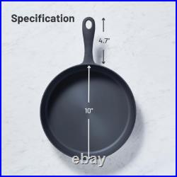 10-Inch Pre-Seasoned Cast Iron Skillet Non-Stick for All Cooking Methods