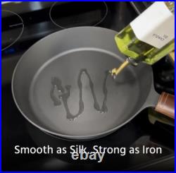 10 Pre-Seasoned Cast Iron Skillet with Handle Cover Versatile & Easy to Clean