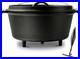 10 QT Pre-Seasoned Cast Iron Dutch Oven with Lid & Tripod for Outdoor Cooking