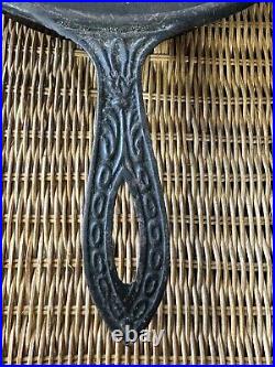 10 Tulip Handle Cast Iron Skillet Gate Mark Fancy Handle Very Rare Hard To Find