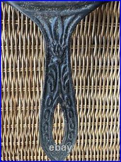 10 Tulip Handle Cast Iron Skillet Gate Mark Fancy Handle Very Rare Hard To Find