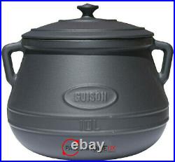 10L Heavy Traditional Enamelled Cast Iron Stewpot, Saucepan, Cooking Pot