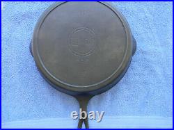 #11 GRISWOLD, cast iron skillet, Slant ERIE, pn 717, EX, Cond, NR