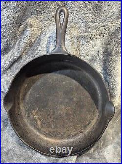 11 Griswold Cast Iron Skillet, 710E, #9 Slant Logo With E. P. U