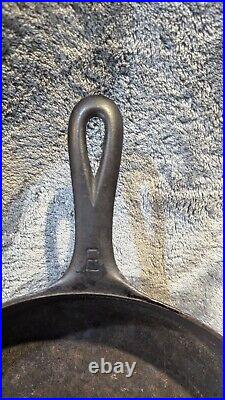 11 Griswold Cast Iron Skillet, 710E, #9 Slant Logo With E. P. U