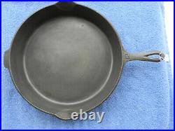 #12 GRISWOLD, cast iron skillet, BBL/EPU/HR, pn 719, EX, Cond, NR