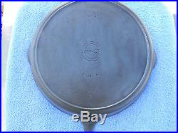 #12 GRISWOLD, cast iron skillet, Small Logo, pn 719A, early handle, EX, Cond, NR