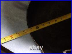 @12 Griswold, Erie, Pa, U. S. Cast Iron Skillet with 2 pour spouts and a fire ri