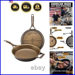 12-Inch Cast Iron Skillet , Seasoned, Frying Pan for Grilling, Searing, Ba 12-Inch Cast Iron Skillet , Seasoned, Frying Pan for Grilling, Searing, Ba