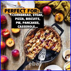 12-Inch Cast Iron Skillet , Seasoned, Frying Pan for Grilling, Searing, Ba 12-Inch Cast Iron Skillet , Seasoned, Frying Pan for Grilling, Searing, Ba