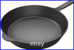 12 Pre-Seasoned Cast Iron Skillet for Oven, Stove, Grill & Campfire Use