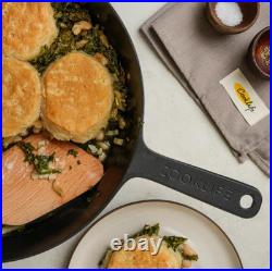 12 Pre-Seasoned Cast Iron Skillet for Oven, Stove, Grill & Campfire Use