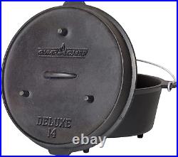 12 Qt Seasoned Cast Iron Dutch Oven