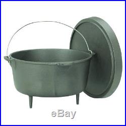 12 in. Cast Iron Dutch Oven Cookware Camp Chef Classic Camping 6quart Fire New