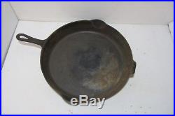 #13 Griswold Cast Iron Skillet Antique Home Cabin Kitchen Cooking Farm Erie PA