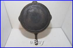 #13 Griswold Cast Iron Skillet Antique Home Cabin Kitchen Cooking Farm Erie PA