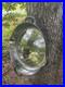 14 Polished Unmarked Double Handle Cast Iron Skillet Frying Pan