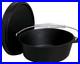 16 Qt. Seasoned Cast Iron Dutch Oven with Cast Iron Lid, Black (CI16SA)