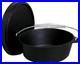 16 Qt. Seasoned Cast Iron Dutch Oven with Cast Iron Lid, Black (CI16SA)