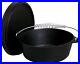 16 Qt. Seasoned Cast Iron Dutch Oven with Cast Iron Lid, Black (CI16SA)