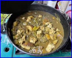 16 qt seasoned cast iron dutch oven with cast iron lid black (ci16sa) 16 qt seasoned cast iron dutch oven with cast iron lid black (ci16sa)