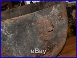 1700's Large Vintage Cast Iron 3 Footed 20 Cowboy Cauldron Cooking Pot Kettle