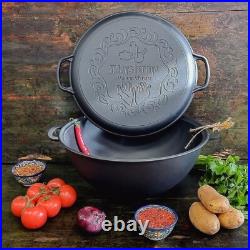 18 L Maysternya Cast Iron Kazan Cauldron Pilaf Lagman Kazan