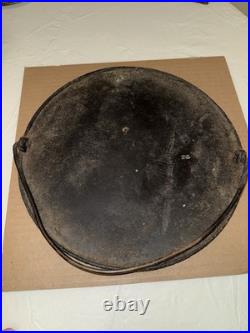 1800's Unique Cast Iron Bailed Griddle