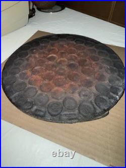 1800's Unique Cast Iron Bailed Griddle