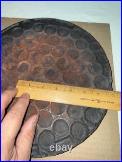 1800's Unique Cast Iron Bailed Griddle