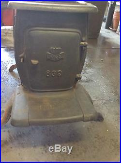 1905-1923 Martin Stove & Range Cook Heating Stove, Cast Iron Ranch Arch Salvage