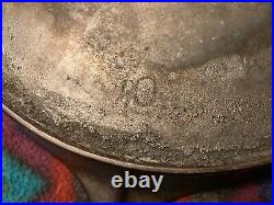 1915-1920 WAGNER SIDNEY O #10 Arc Logo Cast Iron Heat Ring Skillet Sits Flat