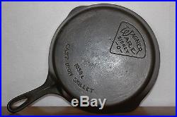 1915 1934 WAGNER WARE (Pie Logo) No. 8 Skillet 1058 L Cast Iron Cookware