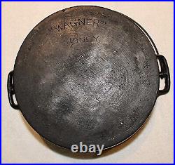 1915 Cast Iron Wagner Sidney 0 No. 8 Dutch Oven With A Flat LID Stamped 8