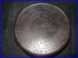 1920s GRISWOLD #13 BASTER DUTCH OVEN w LID TITE-TOP Cast Iron / Slant Logo RARE