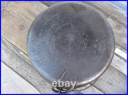 1920s GRISWOLD #13 BASTER DUTCH OVEN w LID TITE-TOP Cast Iron / Slant Logo RARE