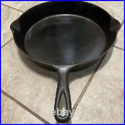 19th Century Cast Iron Skillet, Griswold/ERIE #11, Antique First Edition Pan