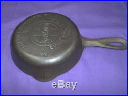 #2 Griswold Erie Cast Iron Skillet Smooth Bottom Slant Logo Excellent Condition