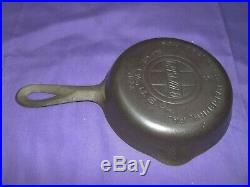 #2 Griswold Erie Cast Iron Skillet Smooth Bottom Slant Logo Excellent Condition