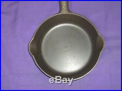 #2 Griswold Erie Cast Iron Skillet Smooth Bottom Slant Logo Excellent Condition